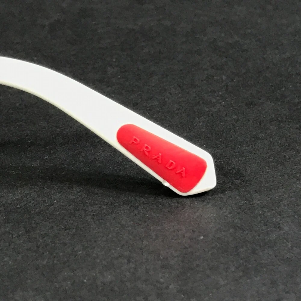 Prada Linea Rossa Eyeglasses Frames VPS50C 1AP-1O1 Matte Silver White 54-18-135